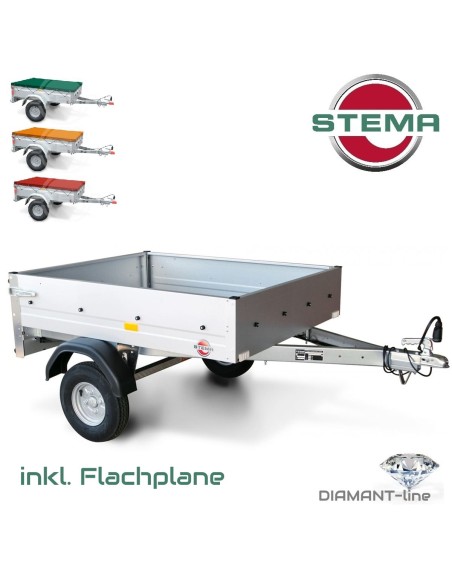 STEMA-mini-350kg-ungebremst-Kastenanhaenger-mit-Flachplane