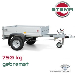 STEMA-750kg-gebremst-Kastenanhaenger-1.34×1.08×0.30m-100kmh-Zulassung