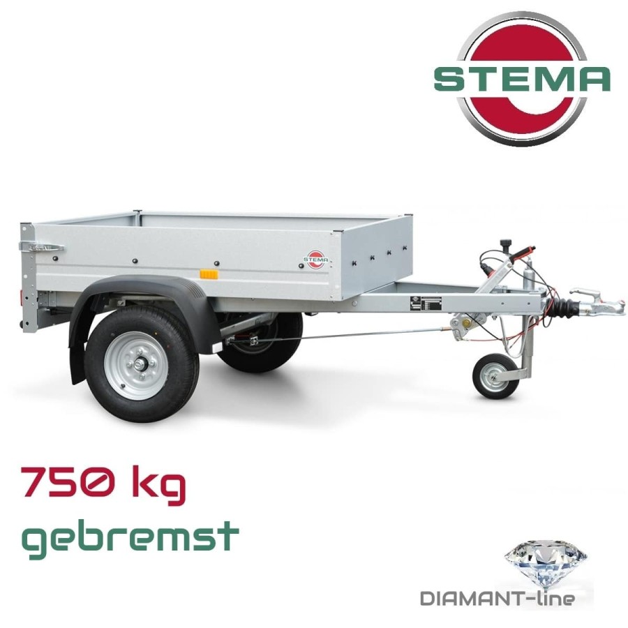 STEMA-750kg-gebremst-Kastenanhaenger-1.34×1.08×0.30m-100kmh-Zulassung