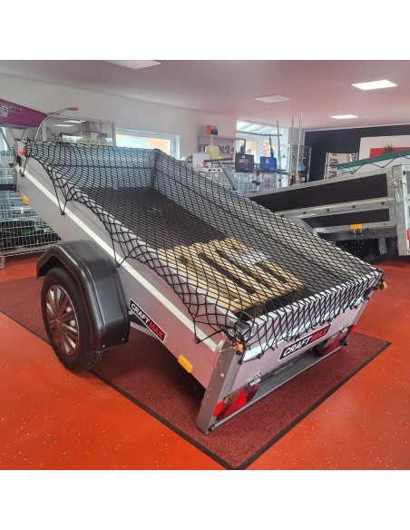 V-Serie-750kg-Kastenanhaenger-mit-Kippdeichsel-2.01x1.08x0.35m-Planenknoepfe-montiert-ExpanderNetz-3