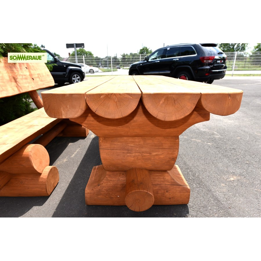 SOMMERAUE®-Baumstamm-Gartenmoebel-Blockhausoptik-Handarbeit-5
