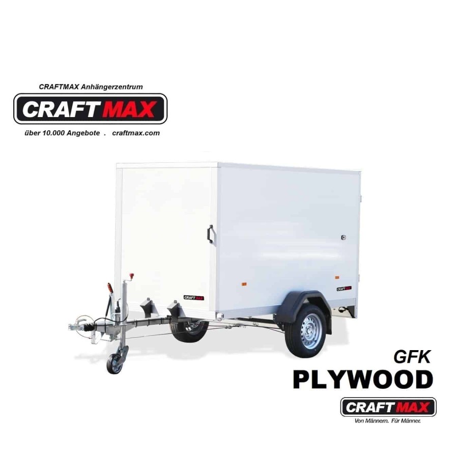 CRAFTMAX-PLYWOOD-Einachser-Kofferanhaenger-GFK-Vorfuehrmodell
