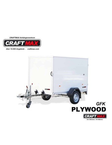 CRAFTMAX-PLYWOOD-Einachser-Kofferanhaenger-GFK-Vorfuehrmodell
