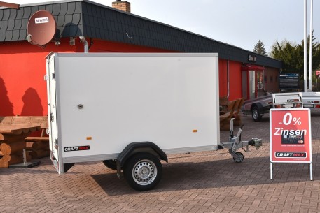 CRAFTMAX-PLYWOOD-Einachser-Kofferanhaenger-GFK-Vorfuehrmodell 2