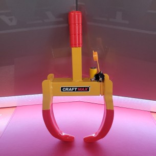 CRAFTMAX-MINI-Radkralle-Parkkralle-Diebstahlsicherung-PKW-Caravan-Anhaenger