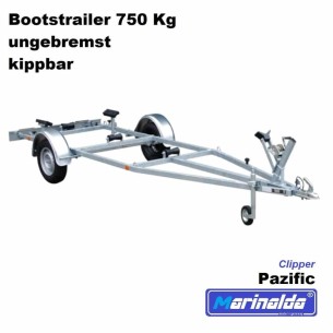 MARINALDA-Pazific-M750-K-Bootstrailer-ungebremst-750kg-kippbar