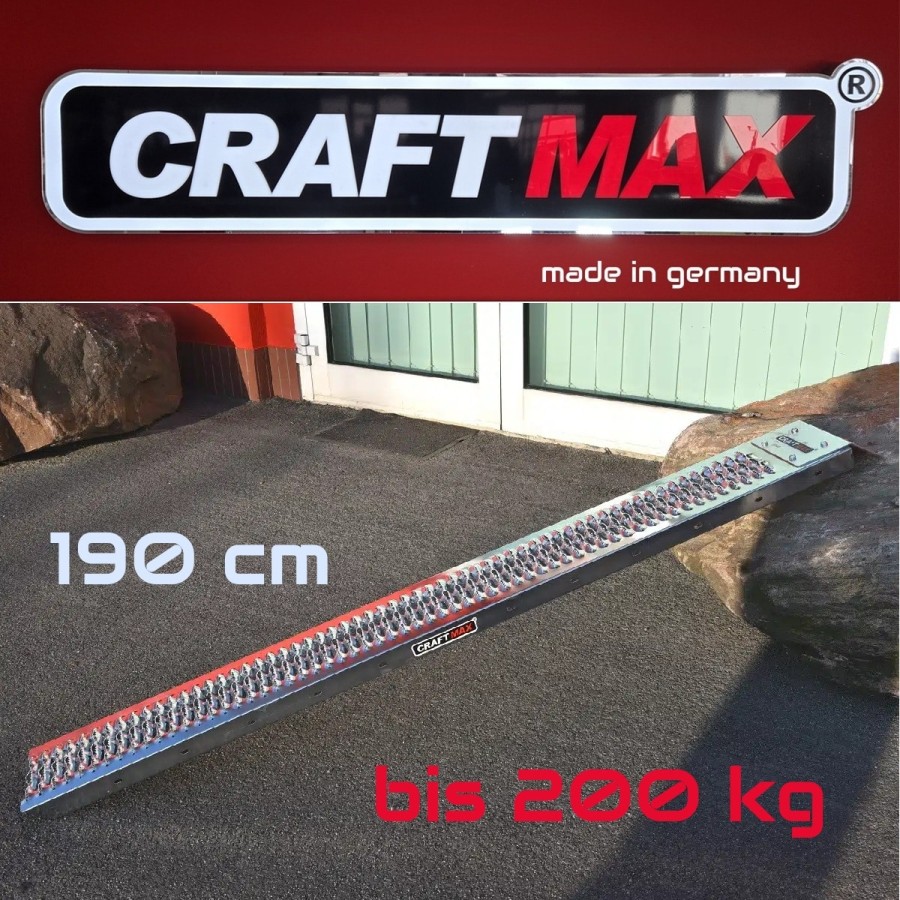 CRAFTMAX-Stahl-Auffahrschine-190-cm-fuer-Motorradtransport-AKTIONSANGEBOT