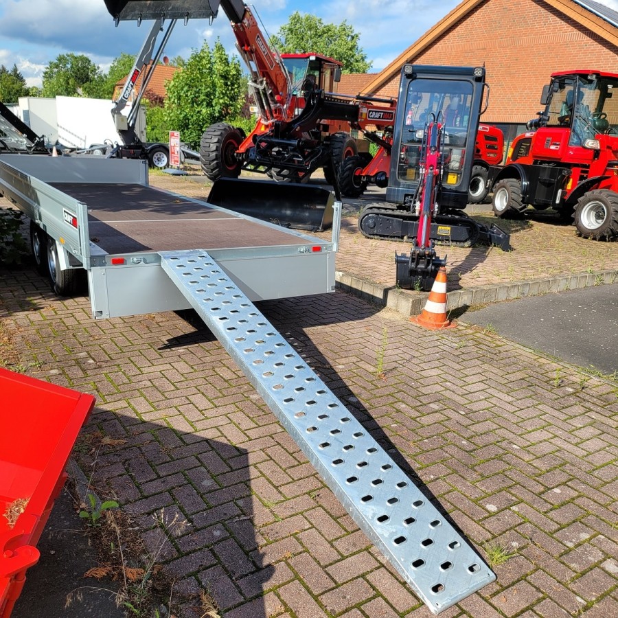 CRAFTMAX-Stahl-Auffahrschine-Laderampe-261x30cm-Traglast-1450Kg-5