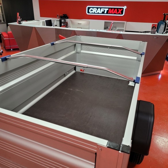 CRAFTMAX-CLEVER-Highline-750-Kg-Kastenanhaenger-mit-ALU-Bordwaende-Erhoehung-auf-65cm-Heck-Frontklappe-Stuetzrad-2100x1100-mm-4