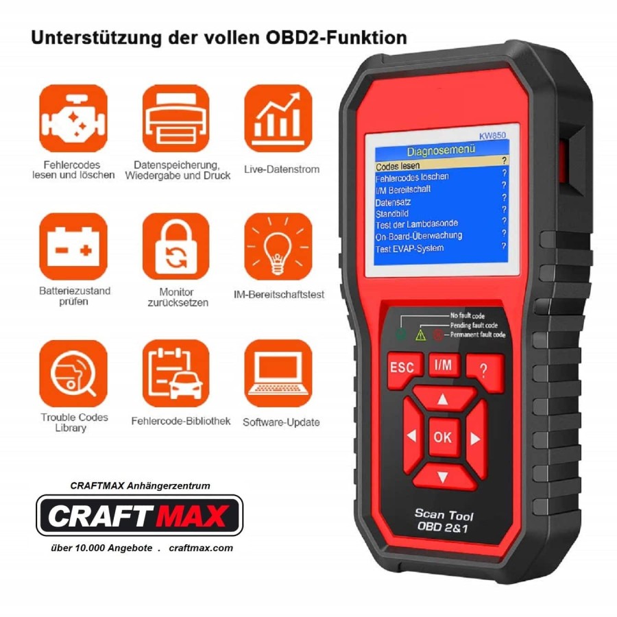CRAFTMAX-Konnwei-OBD2-Diagnosegeraet-Universal-KFZ-Fehlercode-Lesegeraet-4