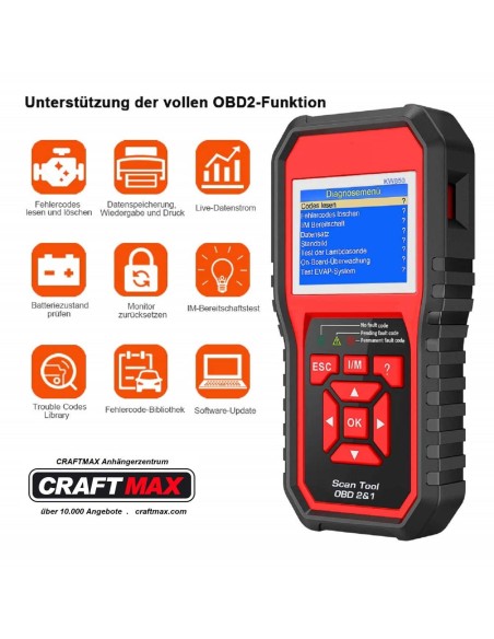CRAFTMAX-Konnwei-OBD2-Diagnosegeraet-Universal-KFZ-Fehlercode-Lesegeraet-4