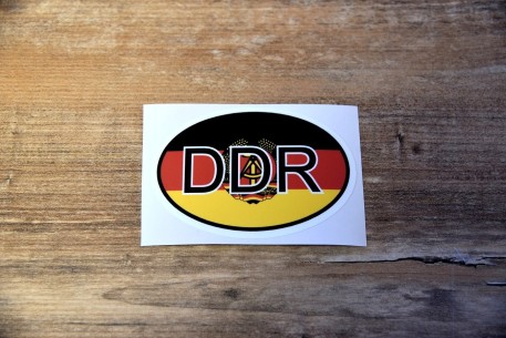 DDR-Aufkleber-Flagge-Flagge-Hammer-Zirkel-Ehrenkranz-10x7cm-1