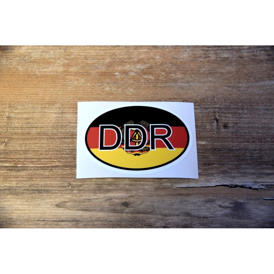 DDR-Aufkleber-Flagge-Flagge-Hammer-Zirkel-Ehrenkranz-10x7cm-1