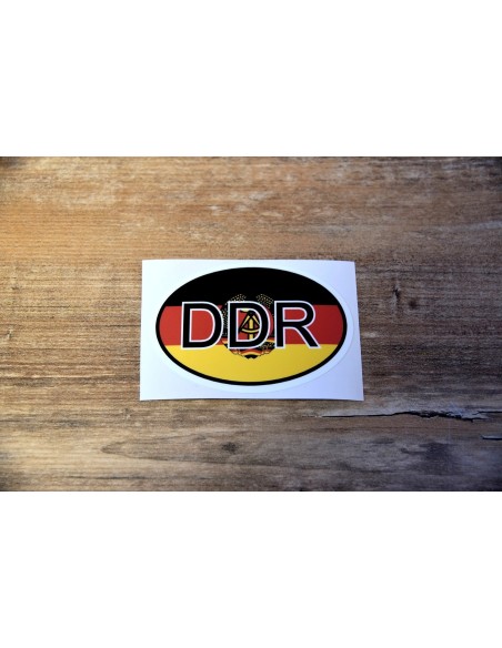 DDR-Aufkleber-Flagge-Flagge-Hammer-Zirkel-Ehrenkranz-10x7cm-1