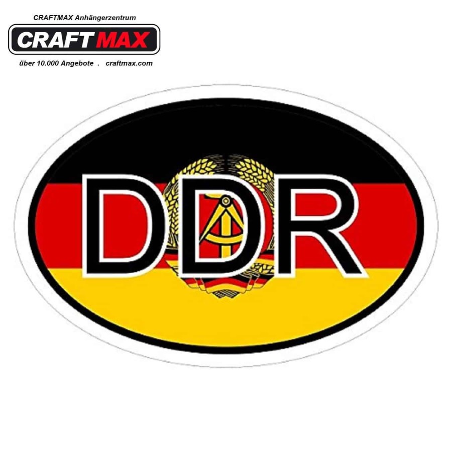 DDR-Aufkleber-Flagge-Flagge-Hammer-Zirkel-Ehrenkranz-10x7cm-3