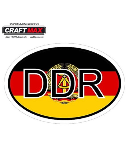 DDR-Aufkleber-Flagge-Flagge-Hammer-Zirkel-Ehrenkranz-10x7cm-3