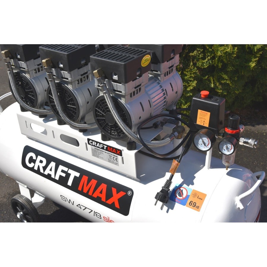 CRAFTMAX-Kompressor-SW477-8-100Liter-Dental-silent-3