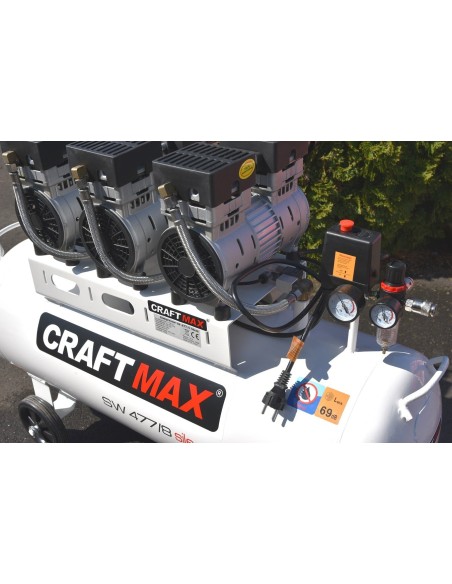 CRAFTMAX-Kompressor-SW477-8-100Liter-Dental-silent-3