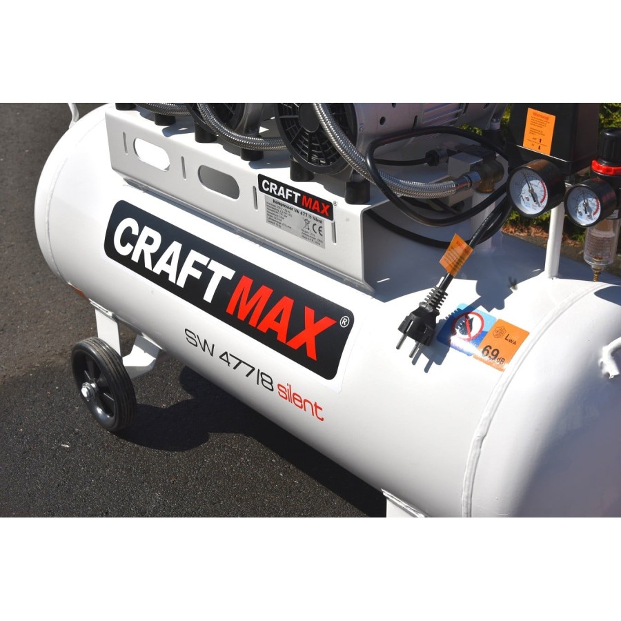 CRAFTMAX-Kompressor-SW477-8-100Liter-Dental-silent-5