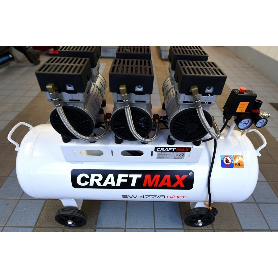 CRAFTMAX-Kompressor-SW477-8-100Liter-Dental-silent-10
