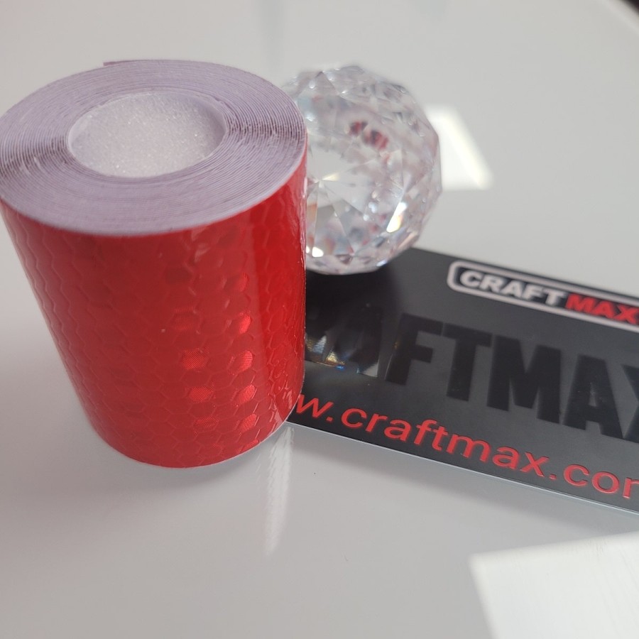 CRAFTMAX-Reflektor-Klebeband-ROT-NEON-fuer-PKW-Anhaenger-Traktor-LKW-Caravan-2