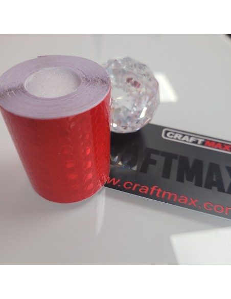 CRAFTMAX-Reflektor-Klebeband-ROT-NEON-fuer-PKW-Anhaenger-Traktor-LKW-Caravan-2