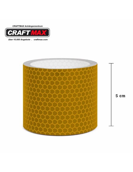 CRAFTMAX-Reflektor-Klebeband-5cm-x-3m-GELB-2