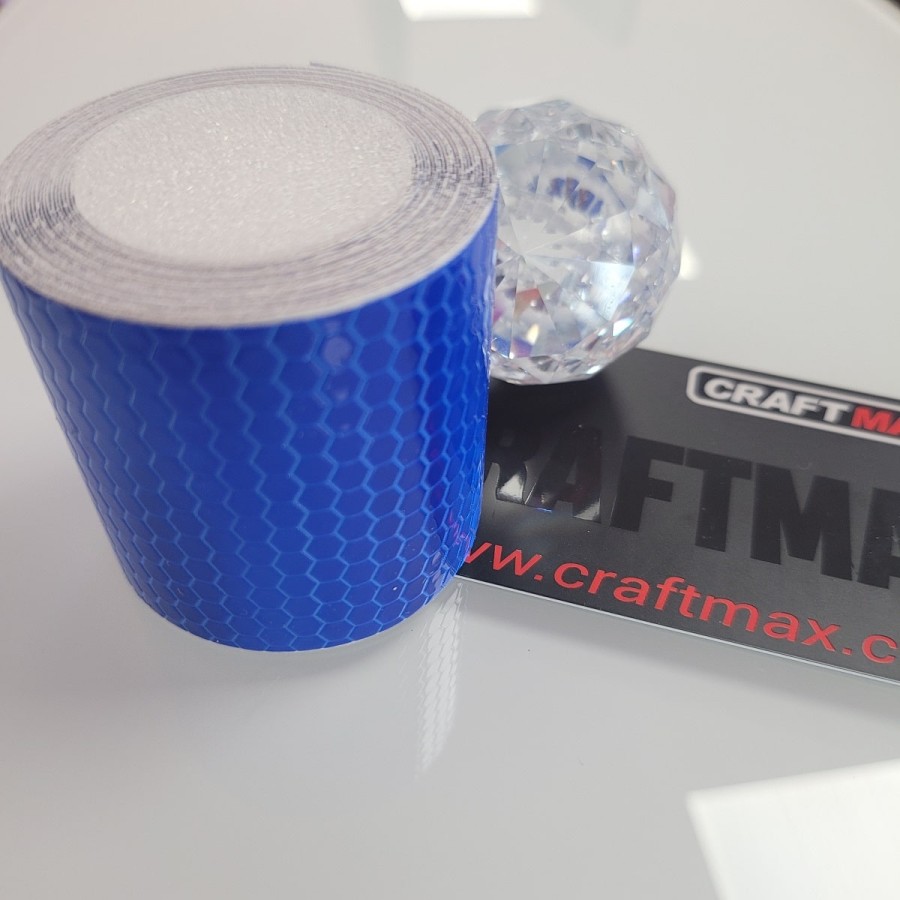 CRAFTMAX-Reflektor-Klebeband-BLAU-METALLIC-NEON-fuer-PKW-Anhaenger-Traktor-LKW-Caravan-2