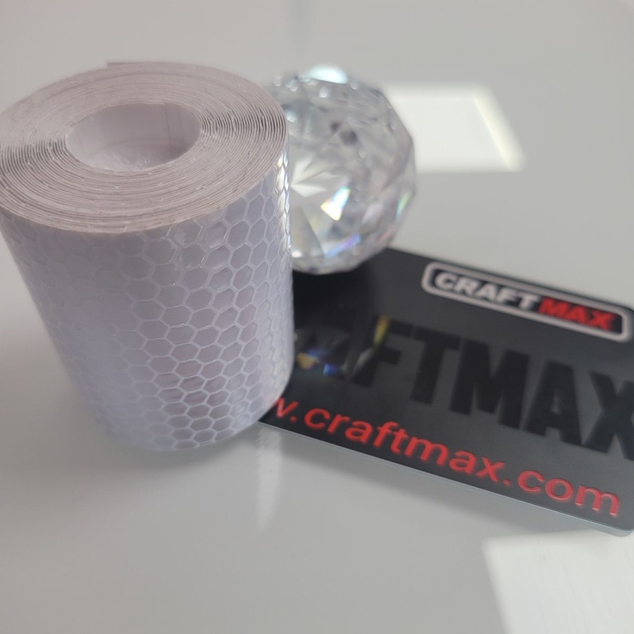 CRAFTMAX-Reflektor-Klebeband-SILBER-WEISS-fuer-PKW-Anhaenger-Traktor-LKW-Caravan-2