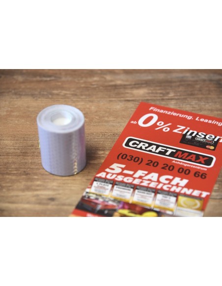 CRAFTMAX-Reflektor-Klebeband-5cm-x-3m-SILBER-WEISS-4