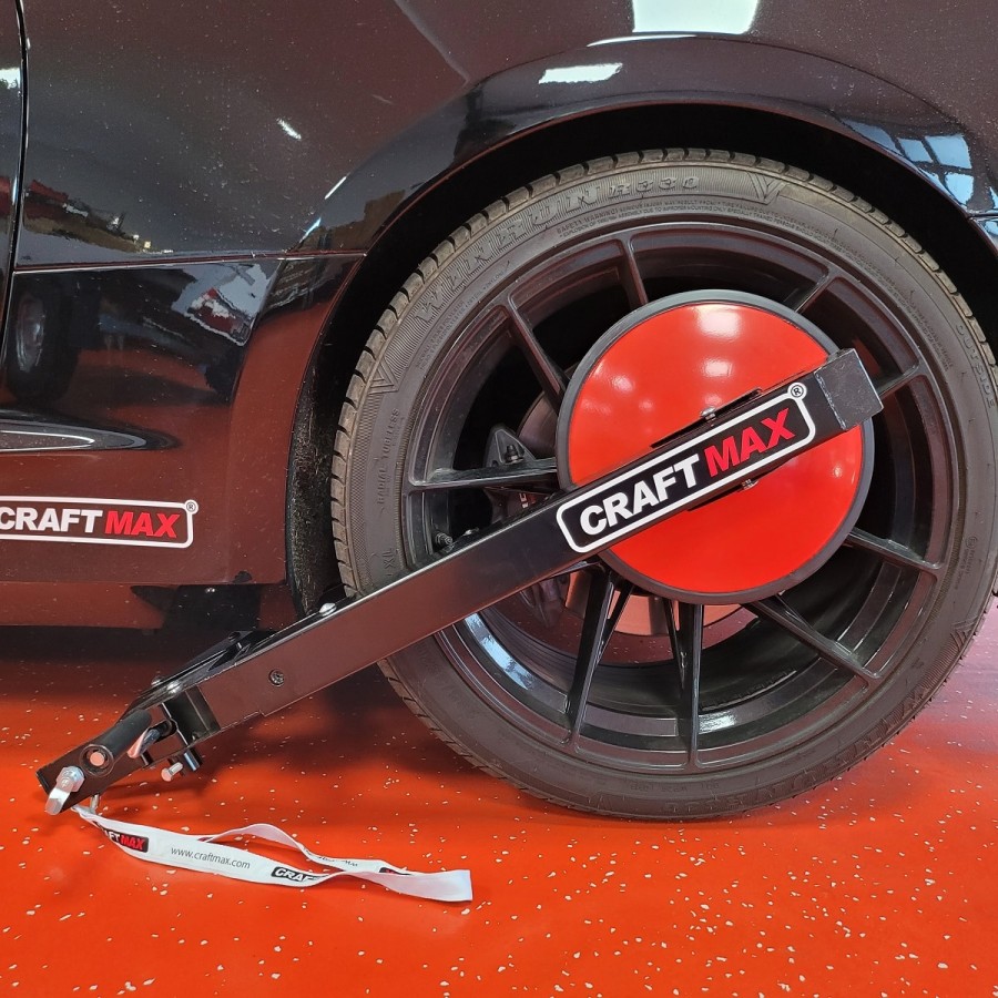 CRAFTMAX-mechanische-Wegfahrsperre-Parkkralle-Radkralle-fuer-Sportwagen-1
