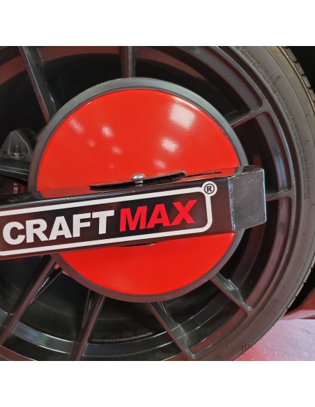 CRAFTMAX-mechanische-Wegfahrsperre-Parkkralle-Radkralle-fuer-Sportwagen-3