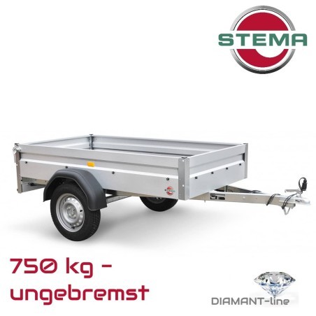 STEMA-750-Kastenanhaenger-ZinkAlu-Bordwaenden-2.01×1.08x0.35m-100-kmh-1
