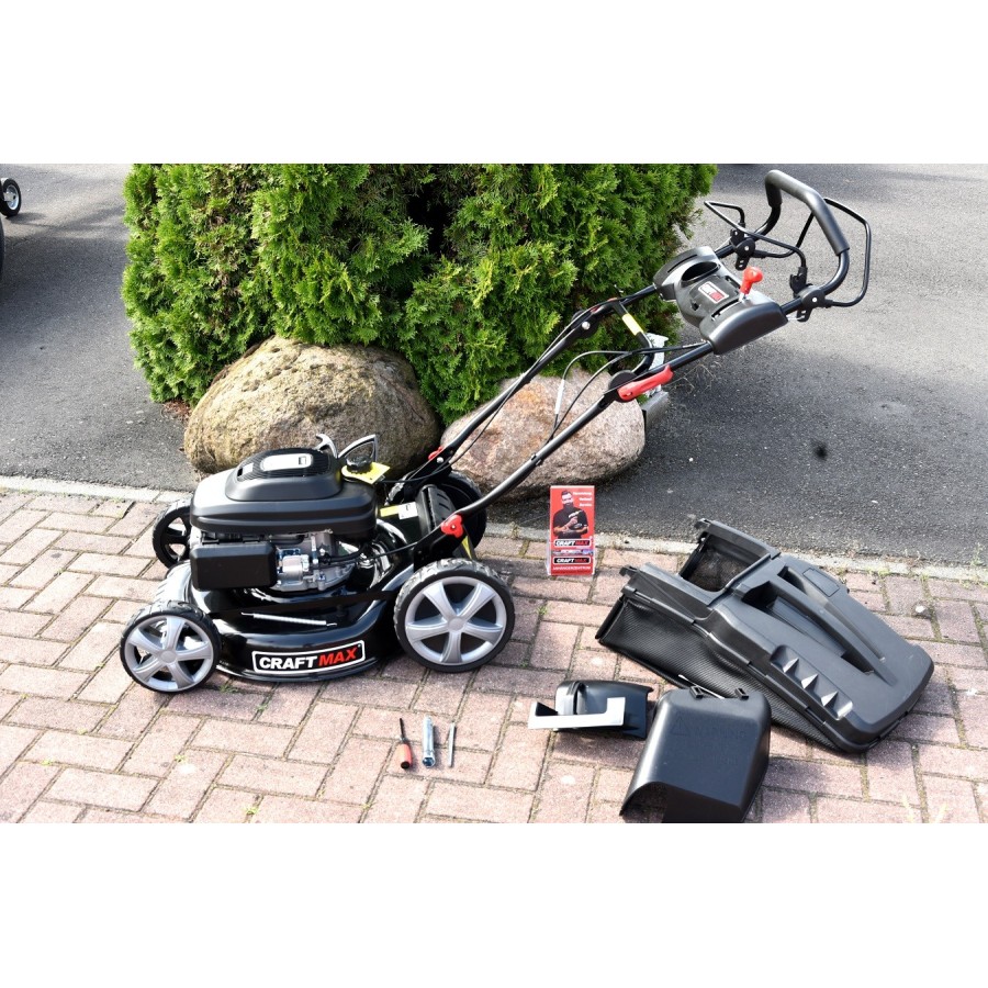 CRAFTMAX-Brast-20196-Benzin-Rasenmaeher-44kW-6PS-Selbstantrieb-schwarz-9