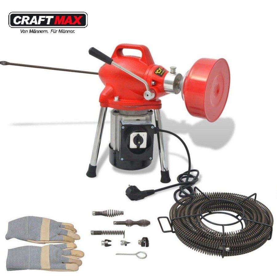 CRAFTMAX-Profi-Rohrreinigungsmaschine-fuer-haus-Bad-u.-Kueche-Produktbild