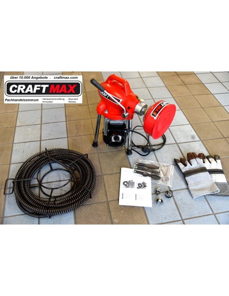 CRAFTMAX-Profi-Rohrreinigungsmaschine-fuer-haus-Bad-u.-Kueche-1