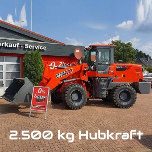 CRAFTMAX-Radlader-4×4-Allrad-70KW95PS-Diesel-Motor-35kmh-2.500kg-Hubkraft-5.500kg-Eigengewicht-067m³-Schaufelkapazitaet