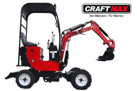 CRAFTMAX-Mini-Schreit-Bagger-670kg-Gewicht-560-kg-Reisskraft-0