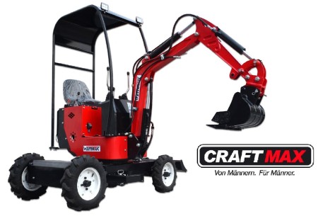 CRAFTMAX-Mini-Schreit-Bagger-670kg-Gewicht-560-kg-Reisskraft-0 2