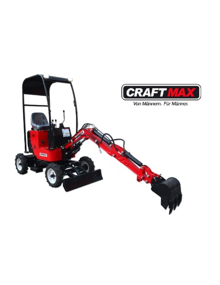 CRAFTMAX-Mini-Schreit-Bagger-670kg-Gewicht-560-kg-Reisskraft-2