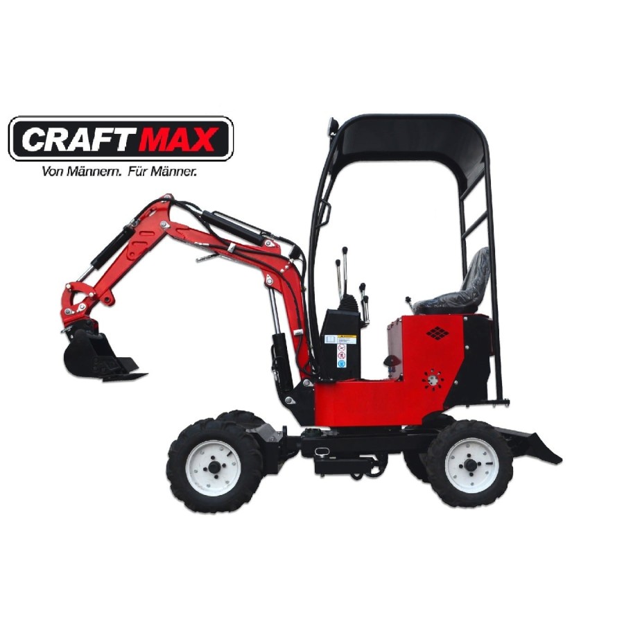 CRAFTMAX-Mini-Schreit-Bagger-670kg-Gewicht-560-kg-Reisskraft