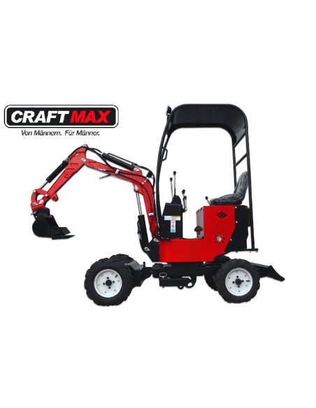 CRAFTMAX-Mini-Schreit-Bagger-670kg-Gewicht-560-kg-Reisskraft