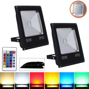 Farb-LED-50-Watt-Fluter