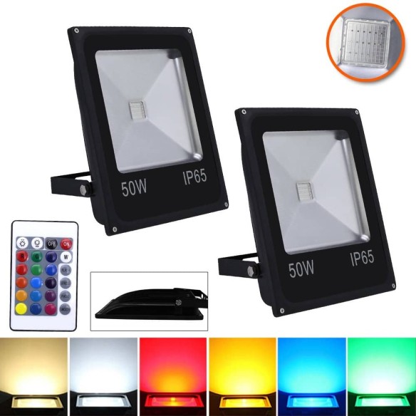 Farb-LED-50-Watt-Fluter
