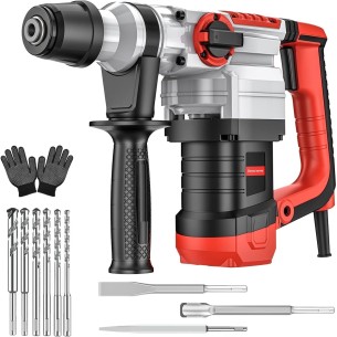 CRAFTMAX-Pneumatischer-Bohrhammer-SDS-Plus-1500W-4-in-1-Funktionen-Anti-Vibrationsgriff-1