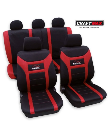CRAFTMAX-PKW-Sitzbezuege-rot-schwarz