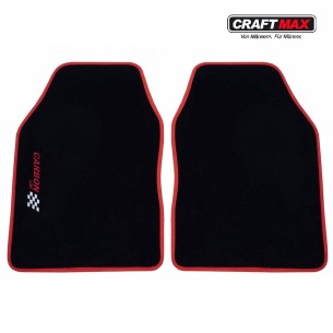 CRAFTMAX-Auto-Autoteppich-Fussmatten-Carbon-ot-schwarz 2
