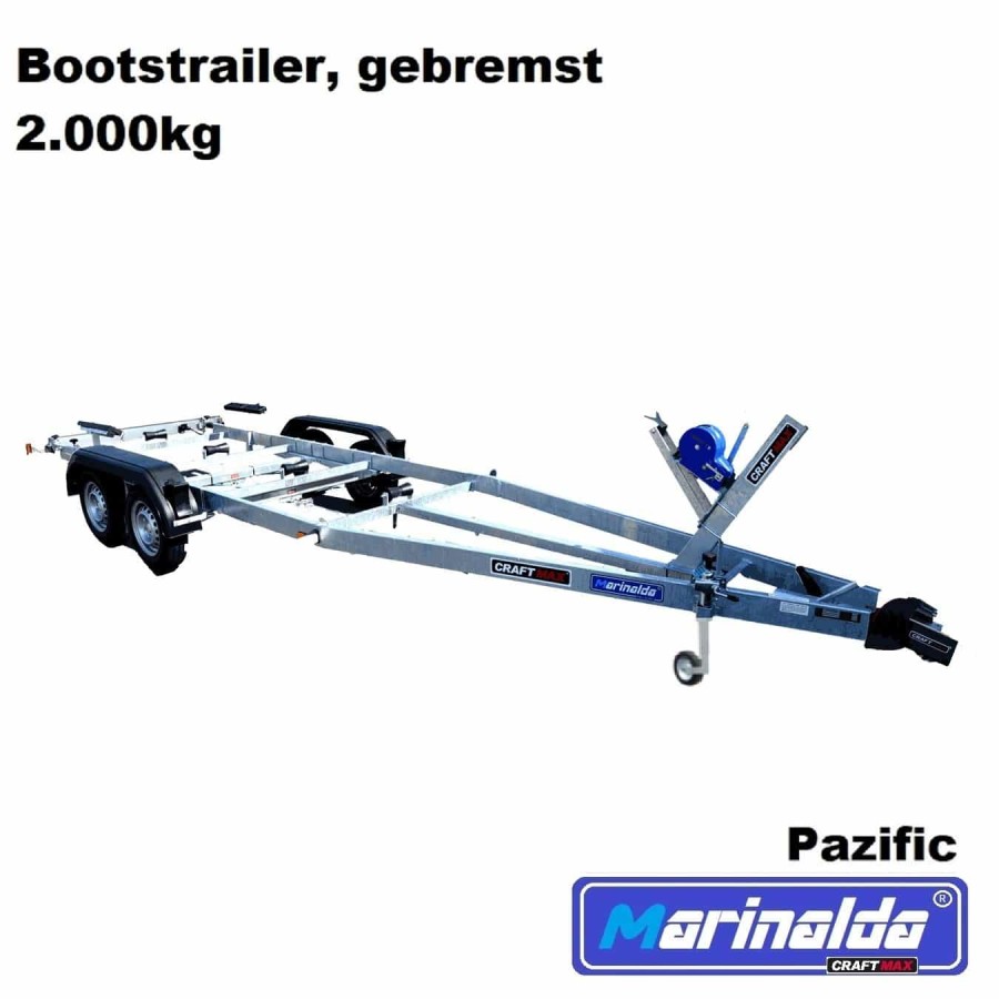 MARINALDA-Pazific-TM2001-Bootstrailer-Tandem-2000kg-Produktbild