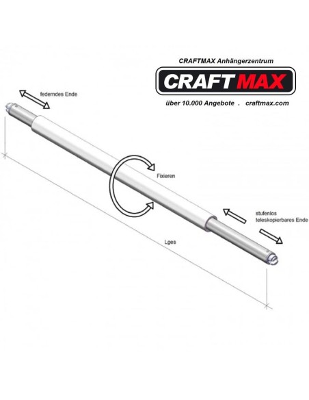 CRAFTMAX-Teleskop-Sperrstange-125
