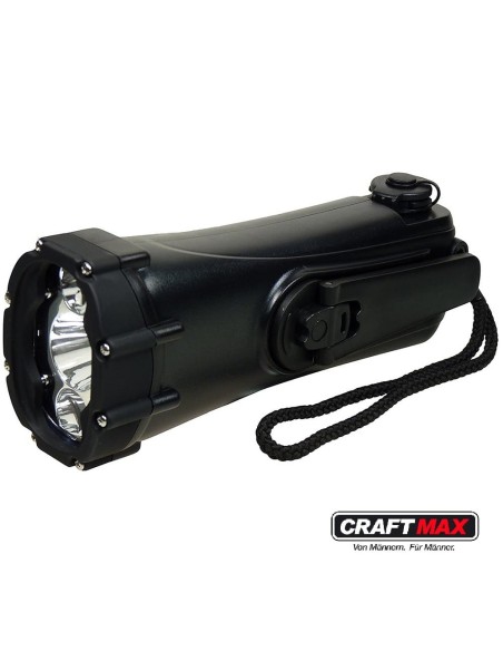 POWERplus_Shark_WasserdichtesDynamoKurbelTaschenlampe_Galerie01